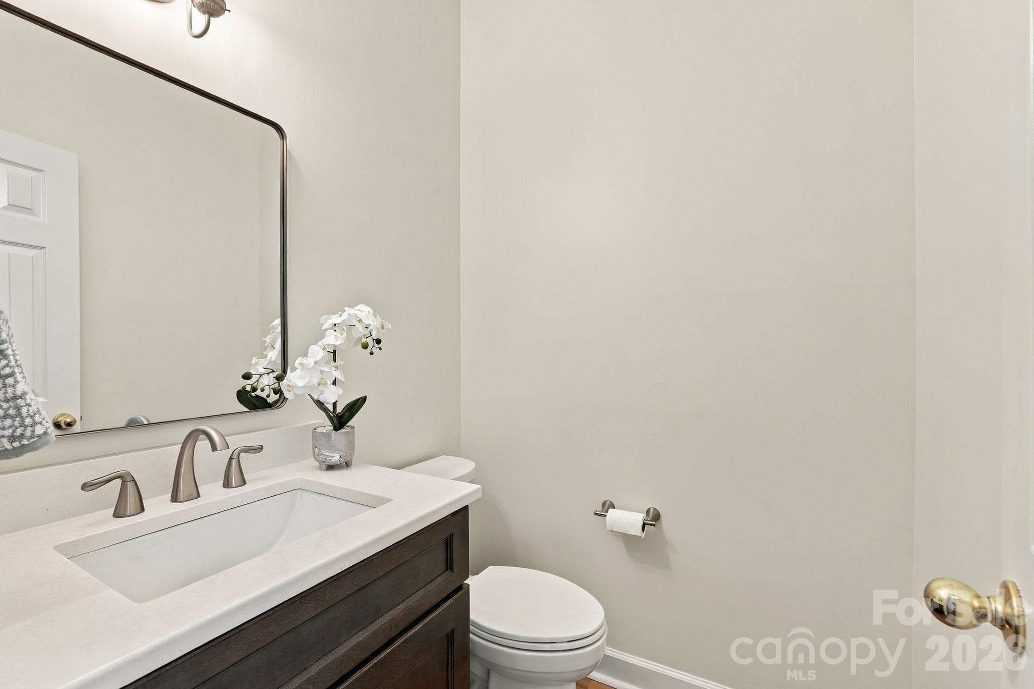 410 Whitefriars Ln Matthews 28105Powder Room - new vanity - 410 Whitefriars Lane, Matthews