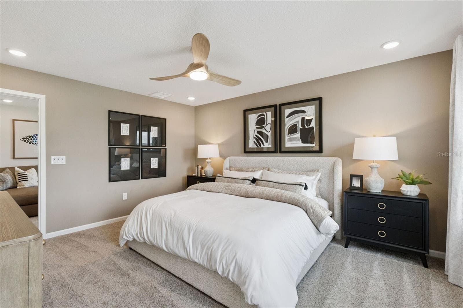 Lakeside at Satilla Zara Model Primary Bedroom - 5030 ORINOCO LN, ST CLOUD
