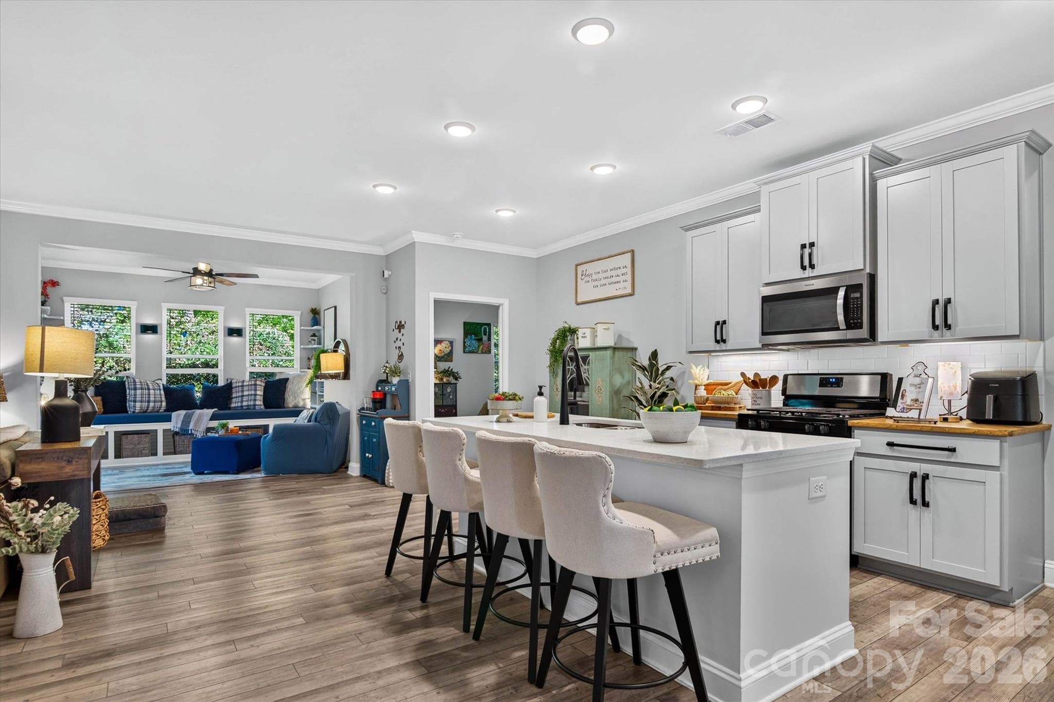 Open Floor Plan kitchen - 4521 Grove Manor Street, Waxhaw