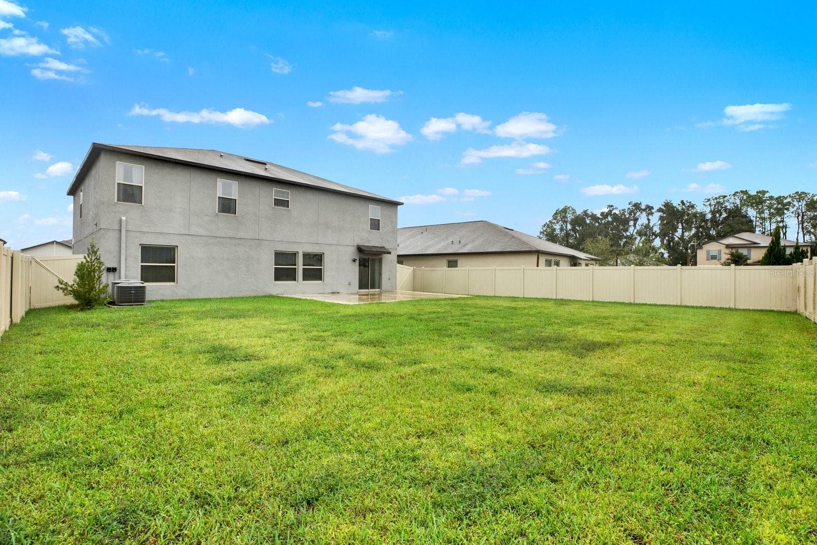 Fully fenced backyard - 3505 N MARYLAND AVE, PLANT CITY