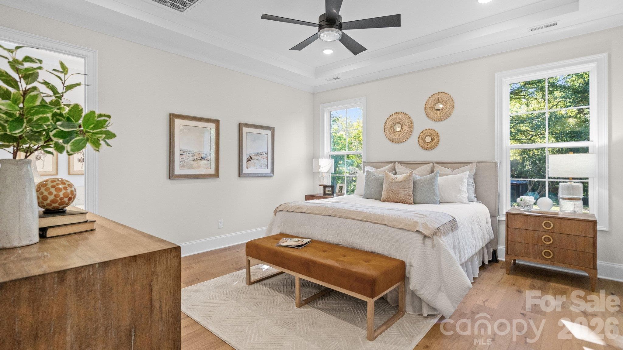 main level Primary bedroom - 6918 Alexander Road, Charlotte