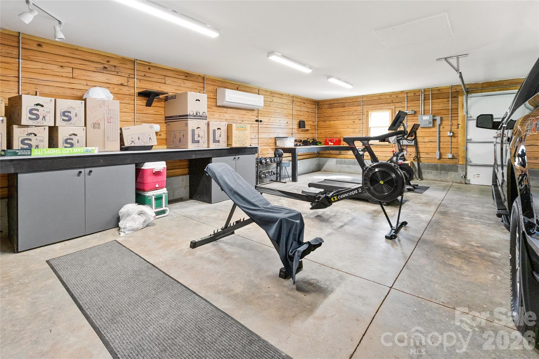 Overside Heated and Cooled garage, shop, workout space - 656 Arbra Mountain Way, Bostic