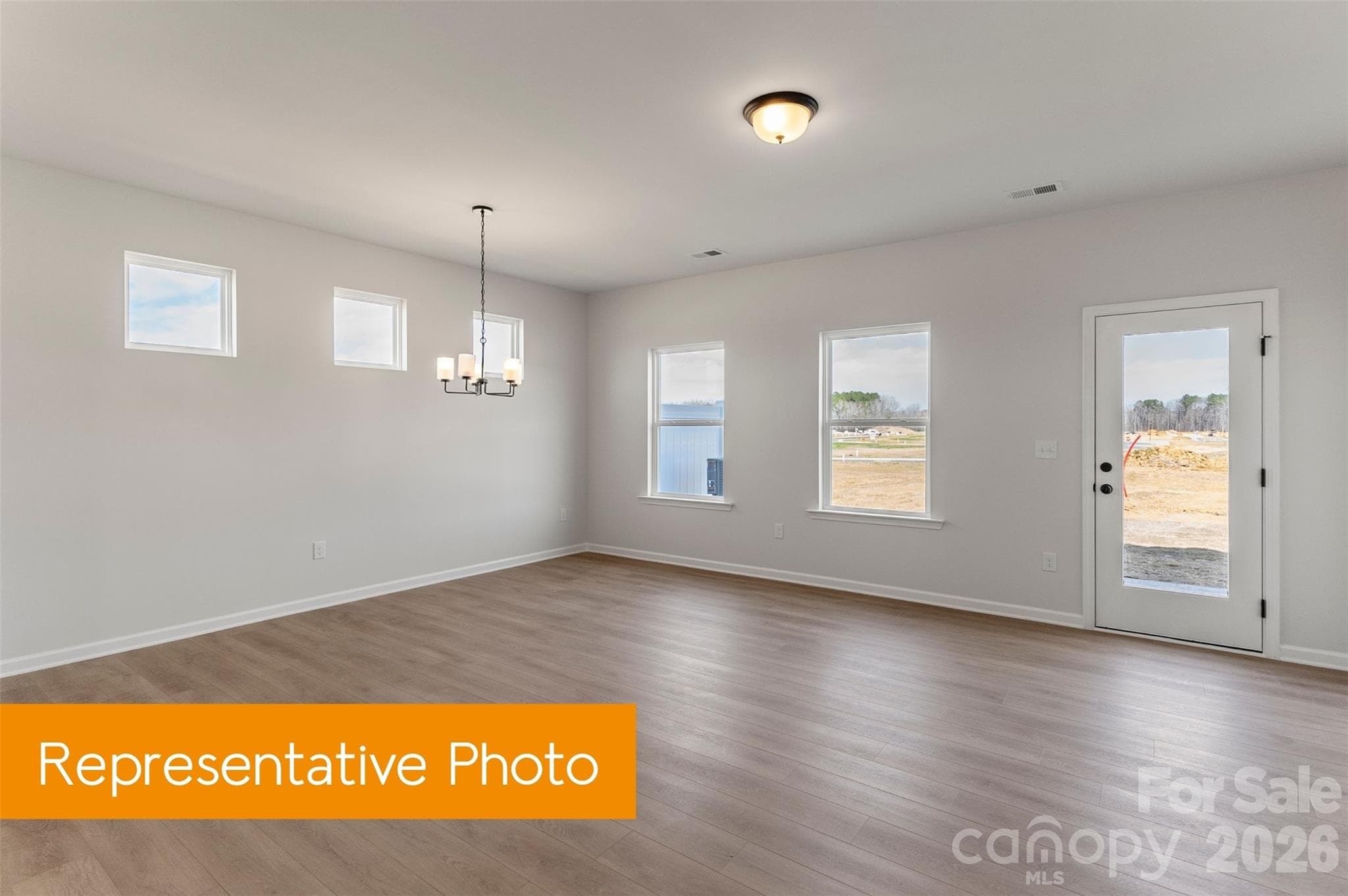 Dining Room/Family Room - 5414 Starfall Way, Charlotte