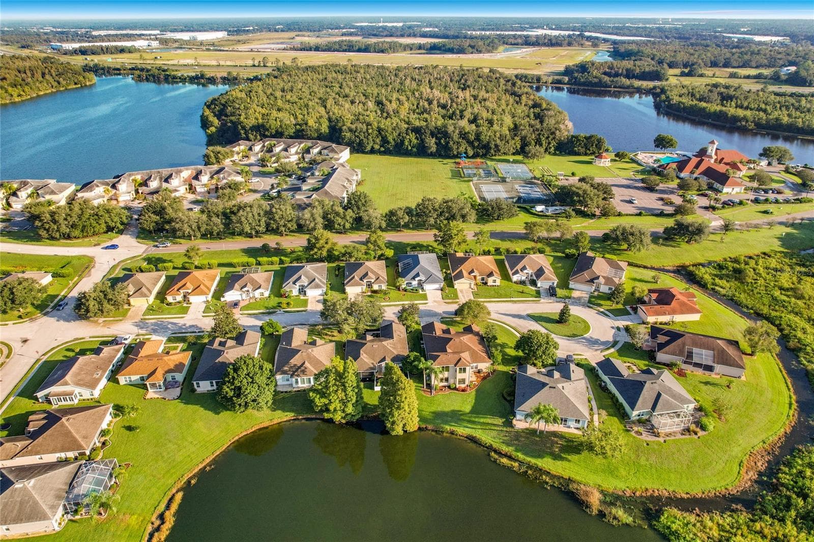 arial view of community - CARILLON LAKES, LAKELAND