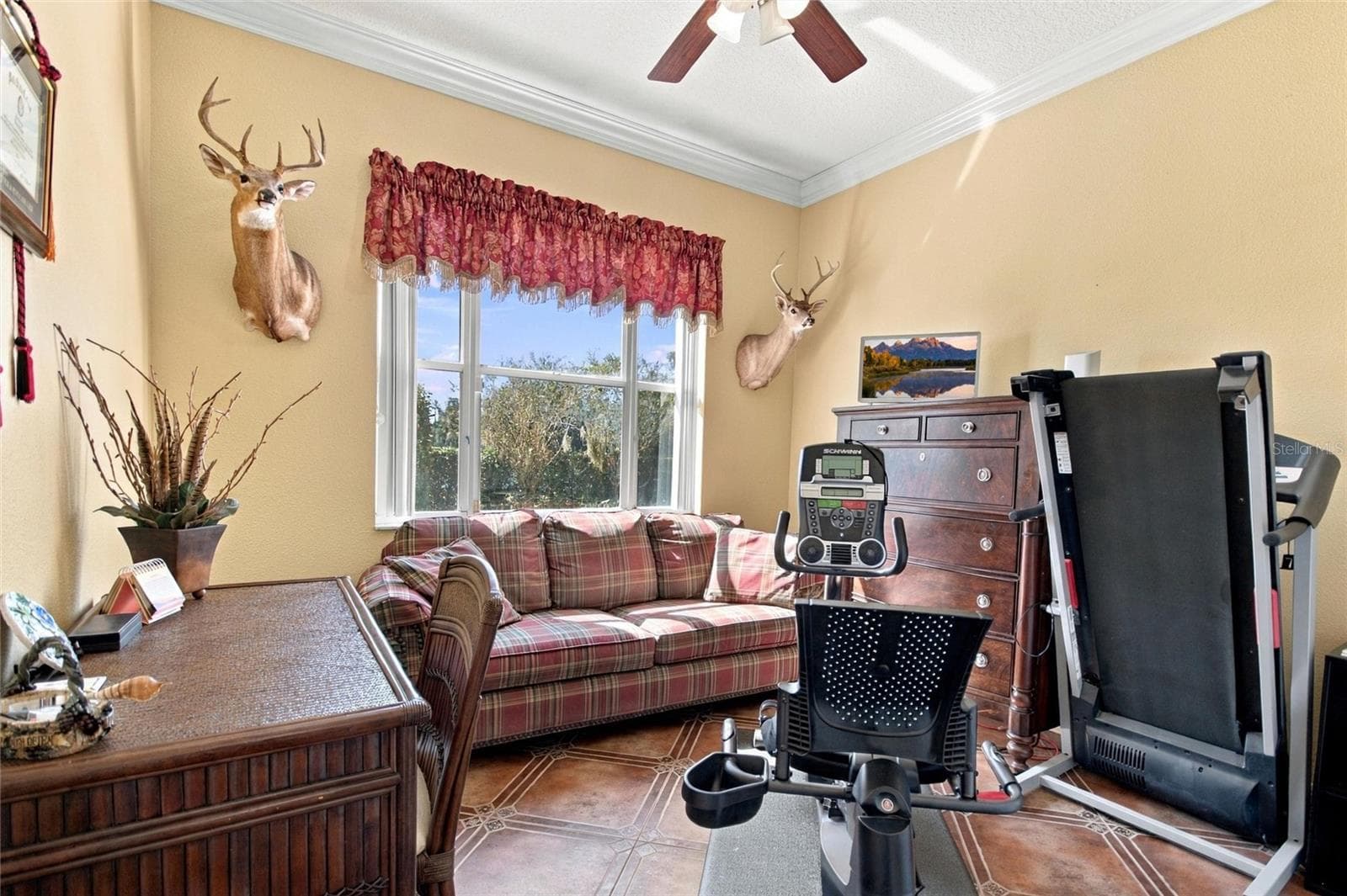 Bedroom 4 is located next to the primary bedroom.  It would serve well as a nursery, craft room, exercise room or office area. - 4108 N FORBES RD, PLANT CITY