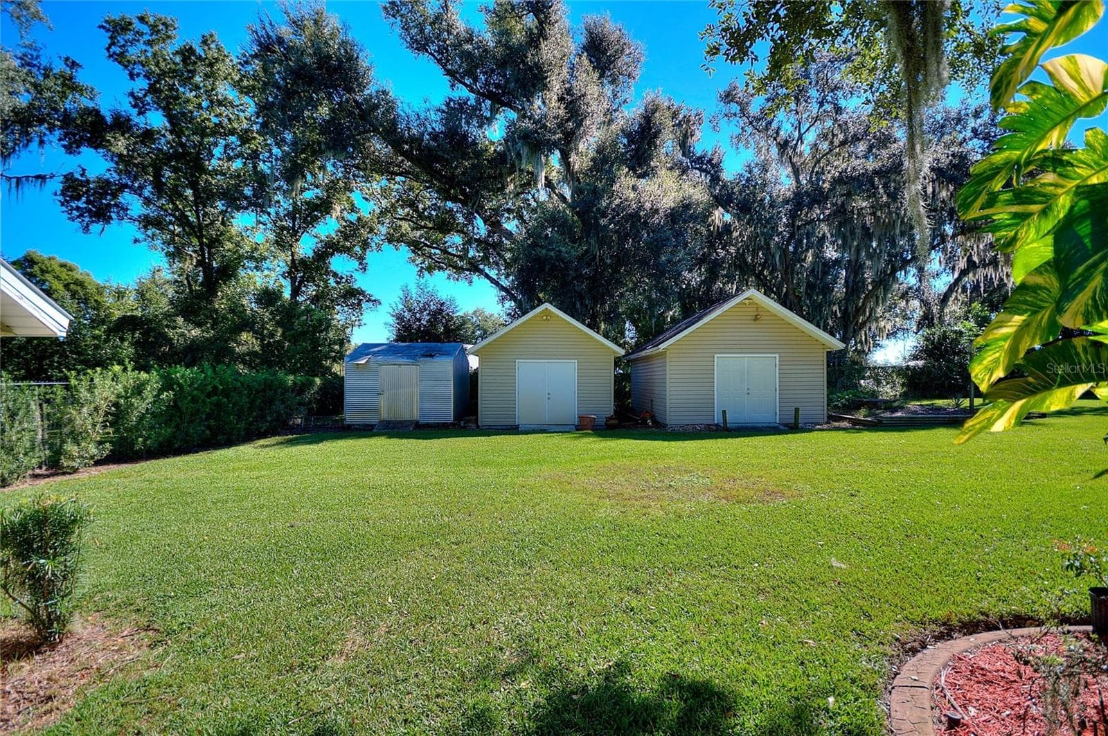 Lots of storage.  The two larger sheds have electric. - 4108 N FORBES RD, PLANT CITY