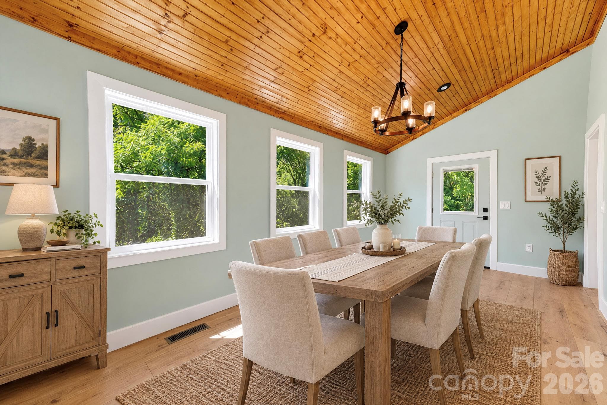 Staged Dining Room - 175 Trinity Drive, Sylva
