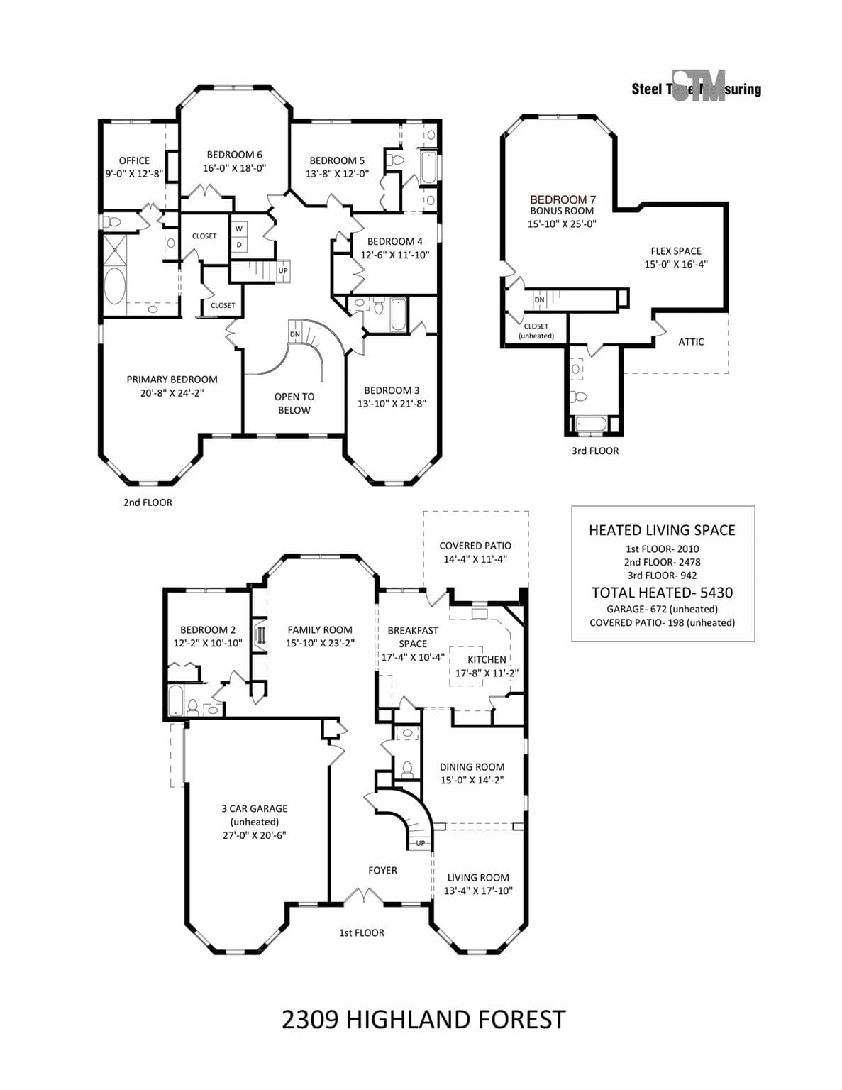 Floor Plan: 2309 Highland Forest Drive - 2309 Highland Forest Drive, Waxhaw