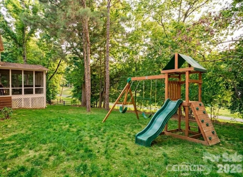 AI enhanced backyard - 10009 Thomas Payne Circle, Charlotte