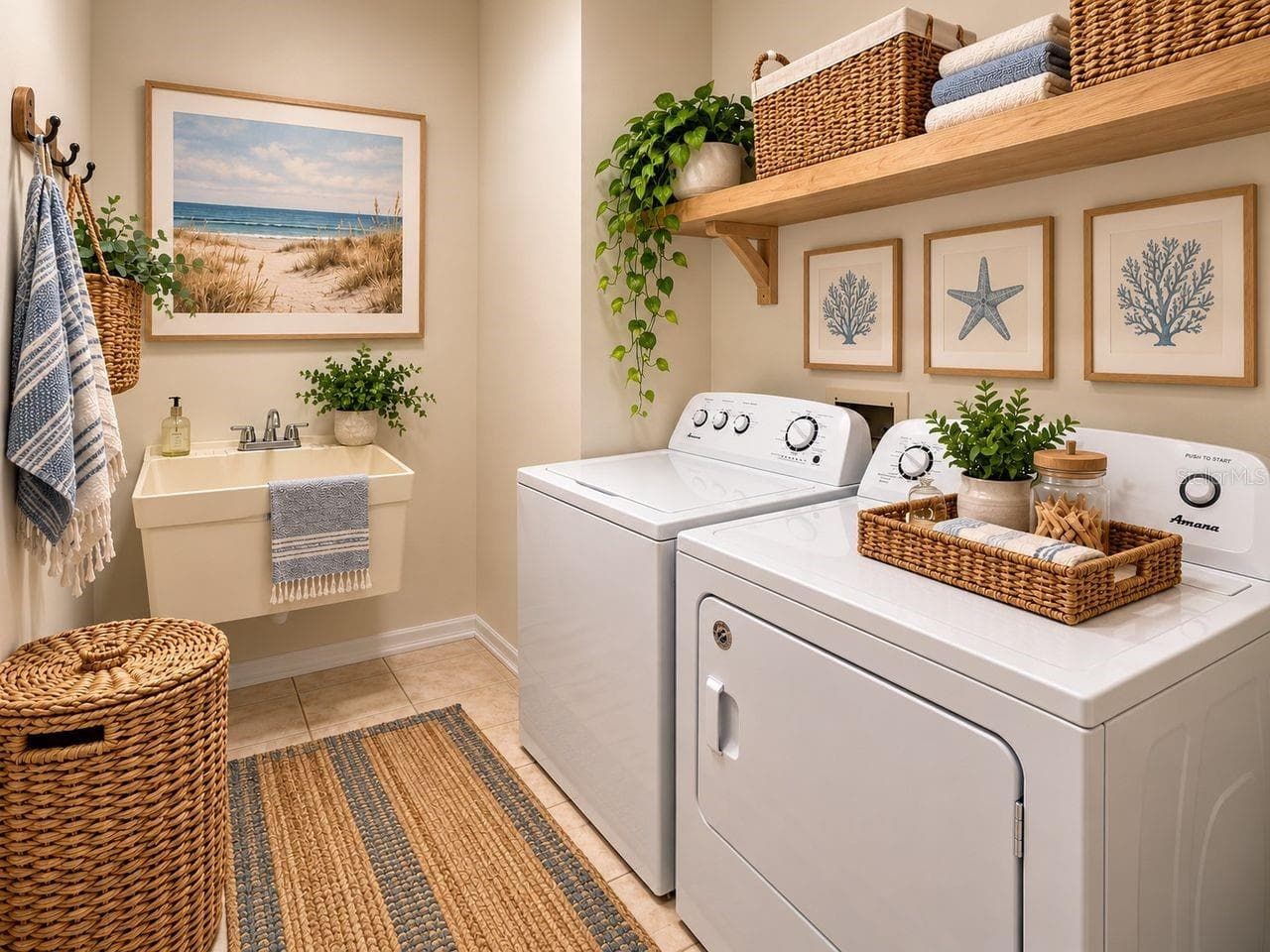 Laundry Staged - 5535 HAMPSTEAD HEATH #45, SARASOTA