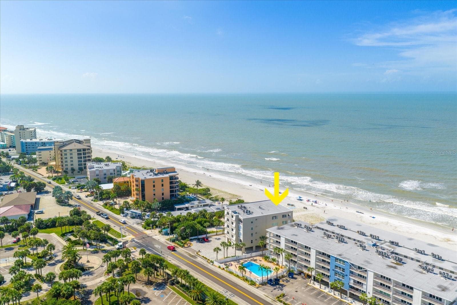 Aerial of location - 19600 GULF BLVD #301, INDIAN SHORES