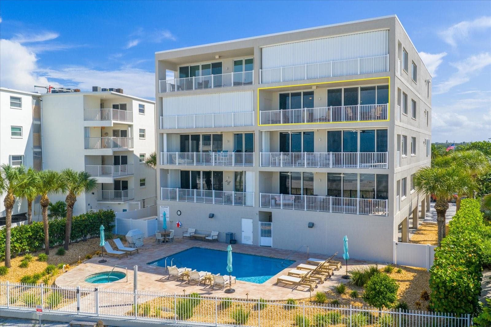Exterior facing the Gulf Beach - 19600 GULF BLVD #301, INDIAN SHORES