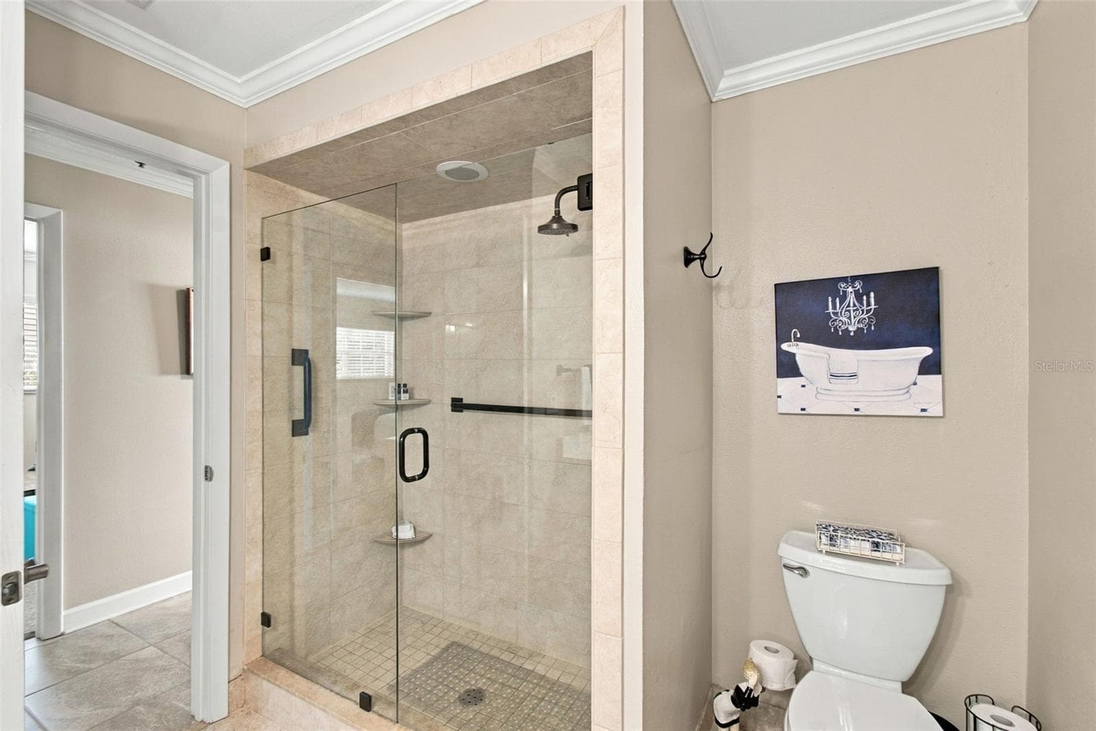 Guest bathroom - step in shower - 1921 MANOR CIR SE, WINTER HAVEN