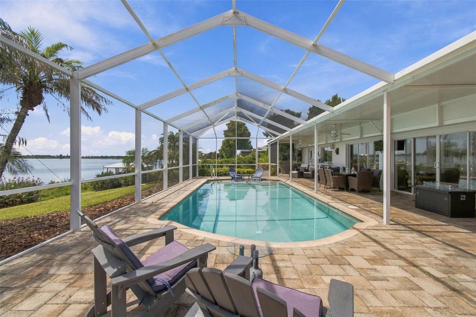 Screen enclosed pool - 1921 MANOR CIR SE, WINTER HAVEN