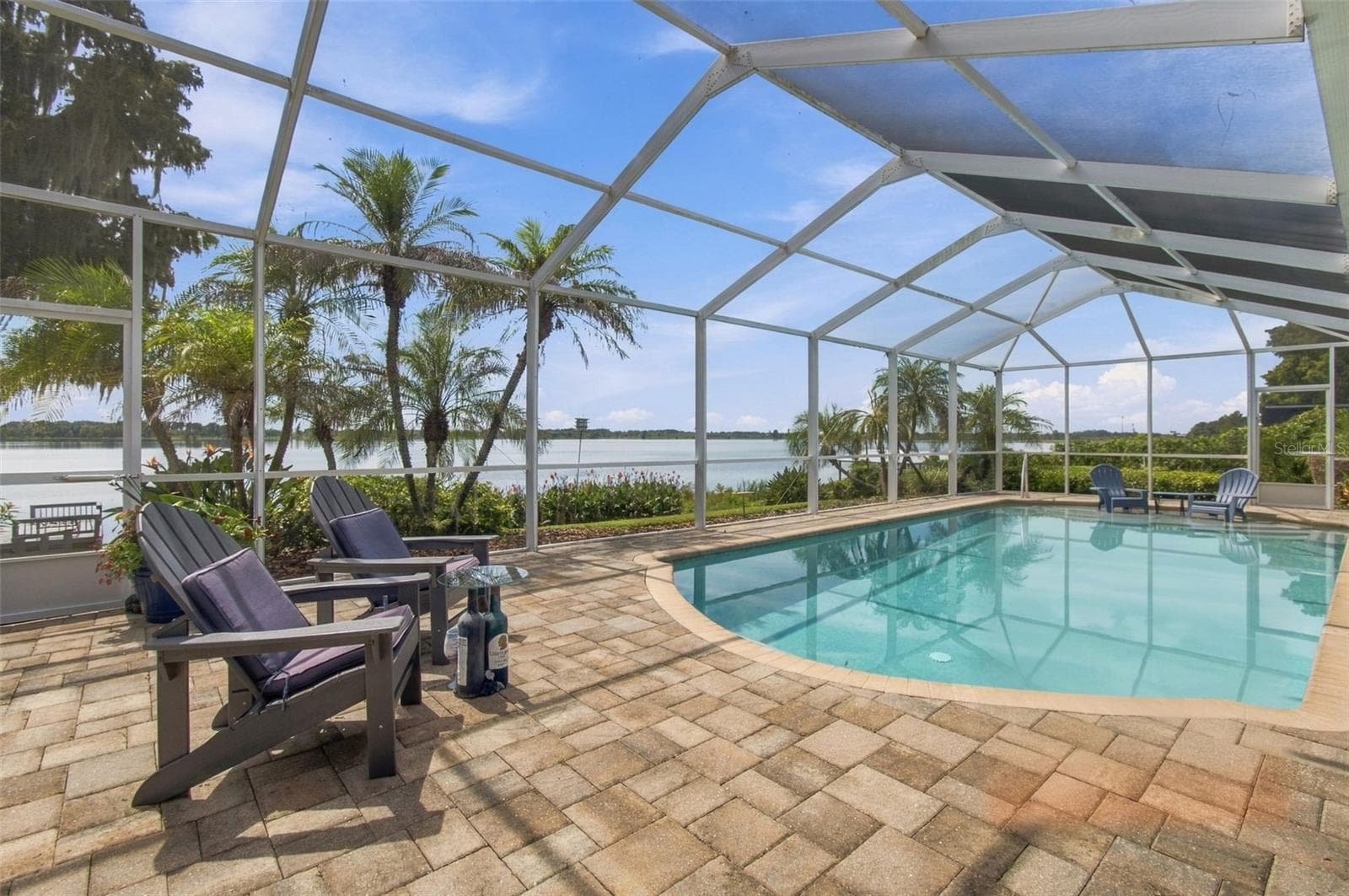 Screen enclosed pool - 1921 MANOR CIR SE, WINTER HAVEN