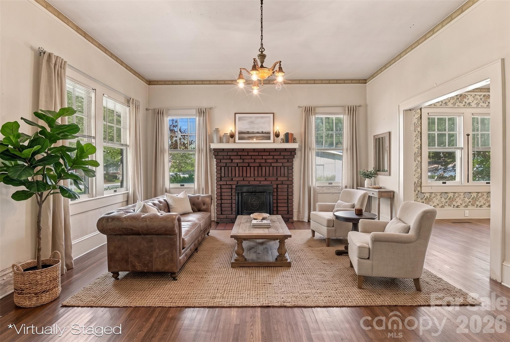 Virtually staged - 701 S Hayne Street, Monroe
