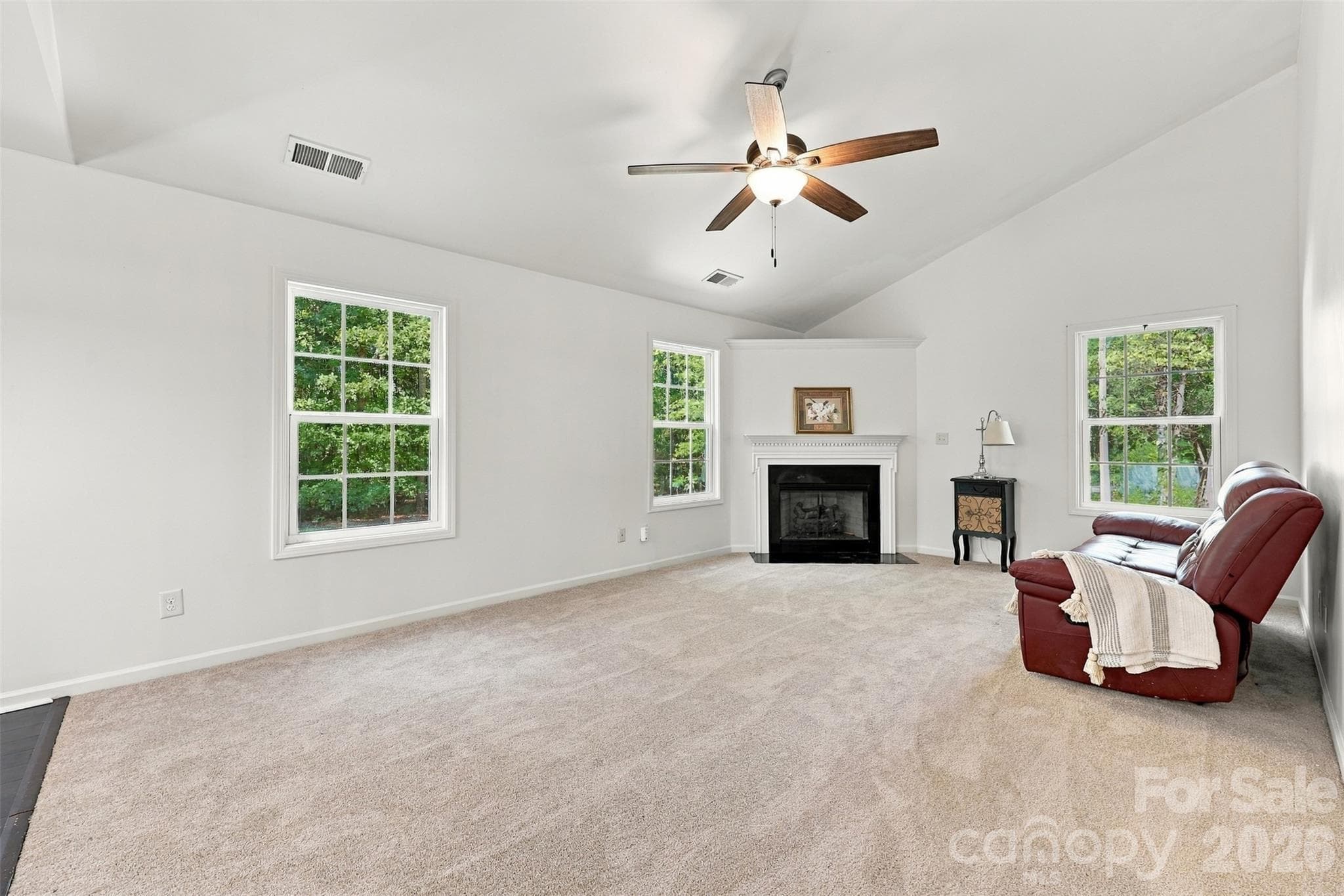 Great room with vaulted ceiling - 123 Sherham Way, Rock Hill