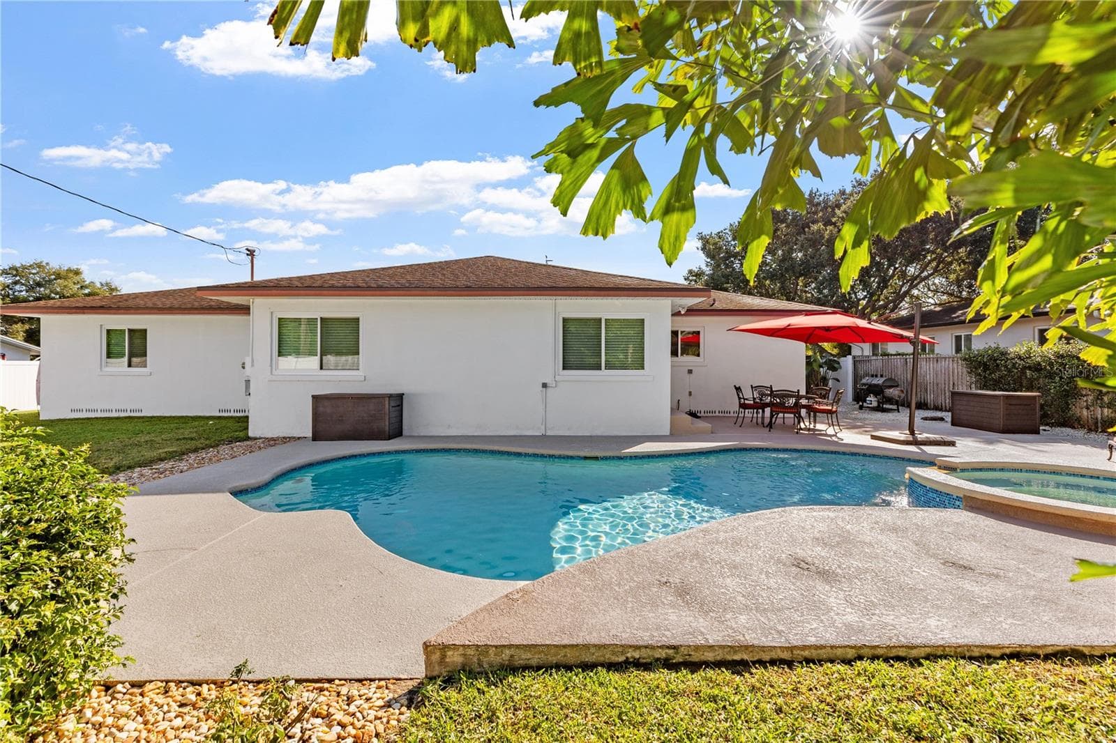 Pool in the backyard - 1324 WHITACRE DR, CLEARWATER