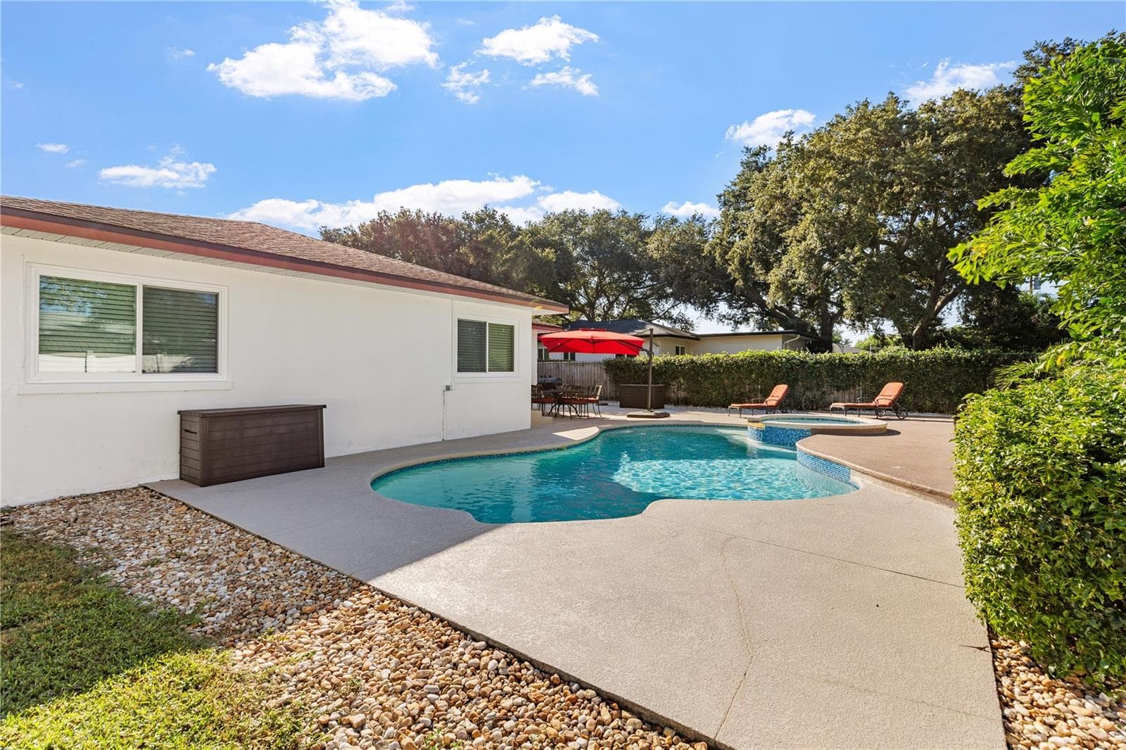Pool in the backyard - 1324 WHITACRE DR, CLEARWATER