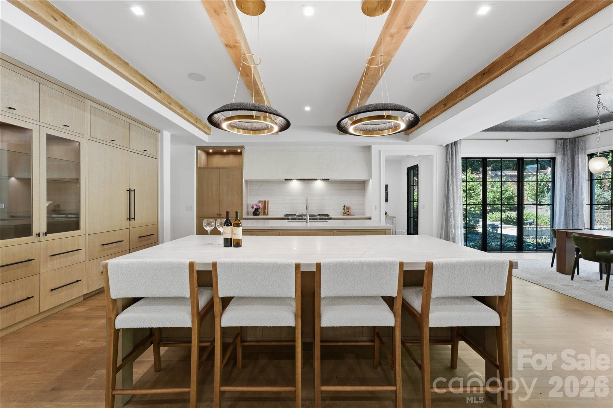 Stunning kitchen with 2 islands and custom cabinetry. - 2610 Sedley Road, Charlotte