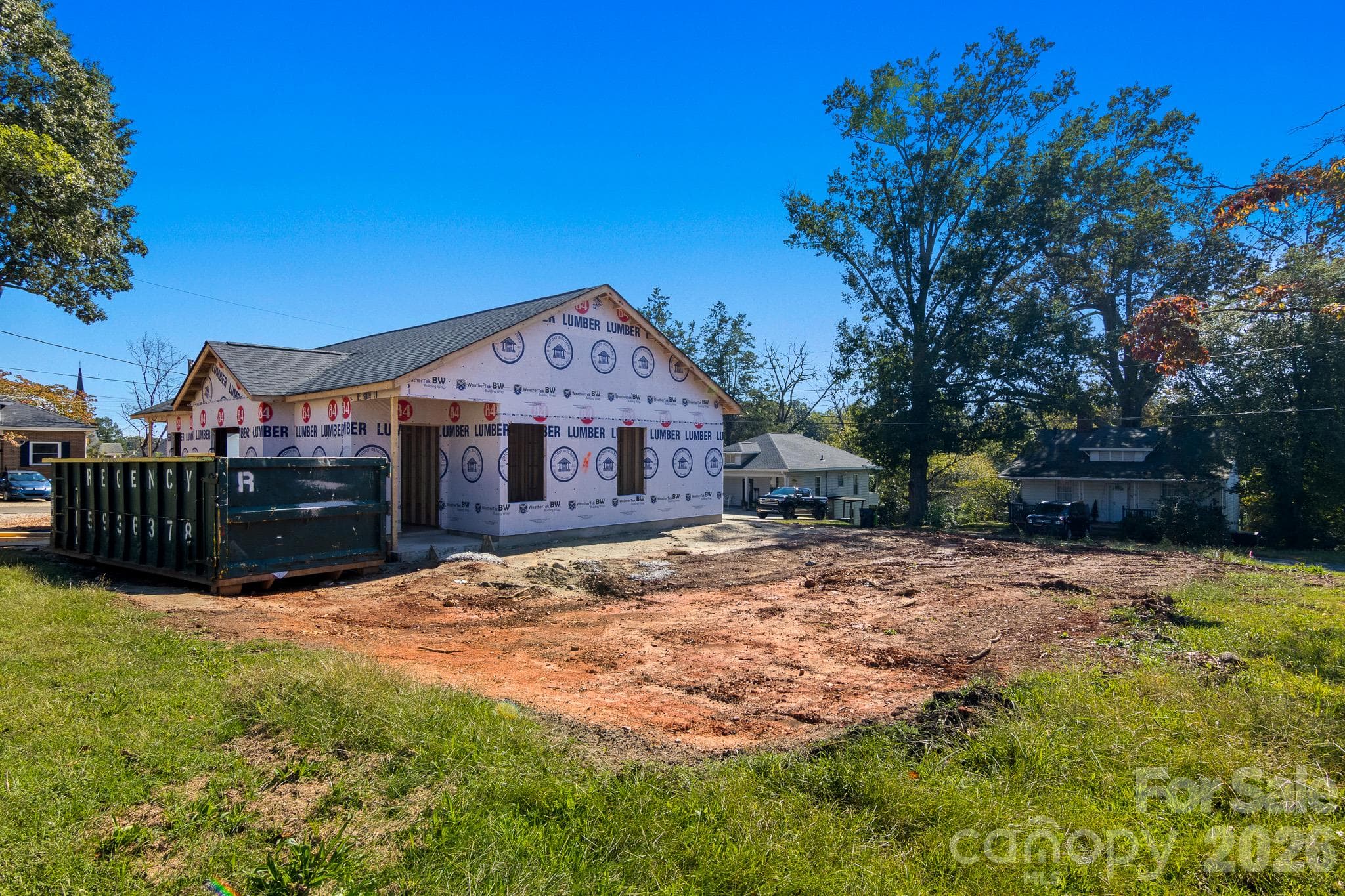 Construction Status as of 10/14/26 - 21 Oak Street, China Grove