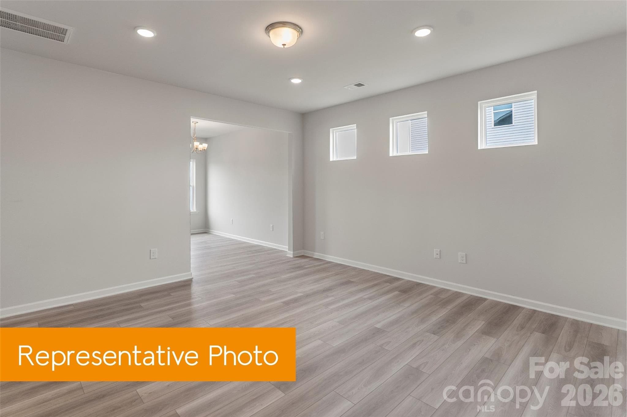Family Room/Entrance - 5410 Starfall Way, Charlotte