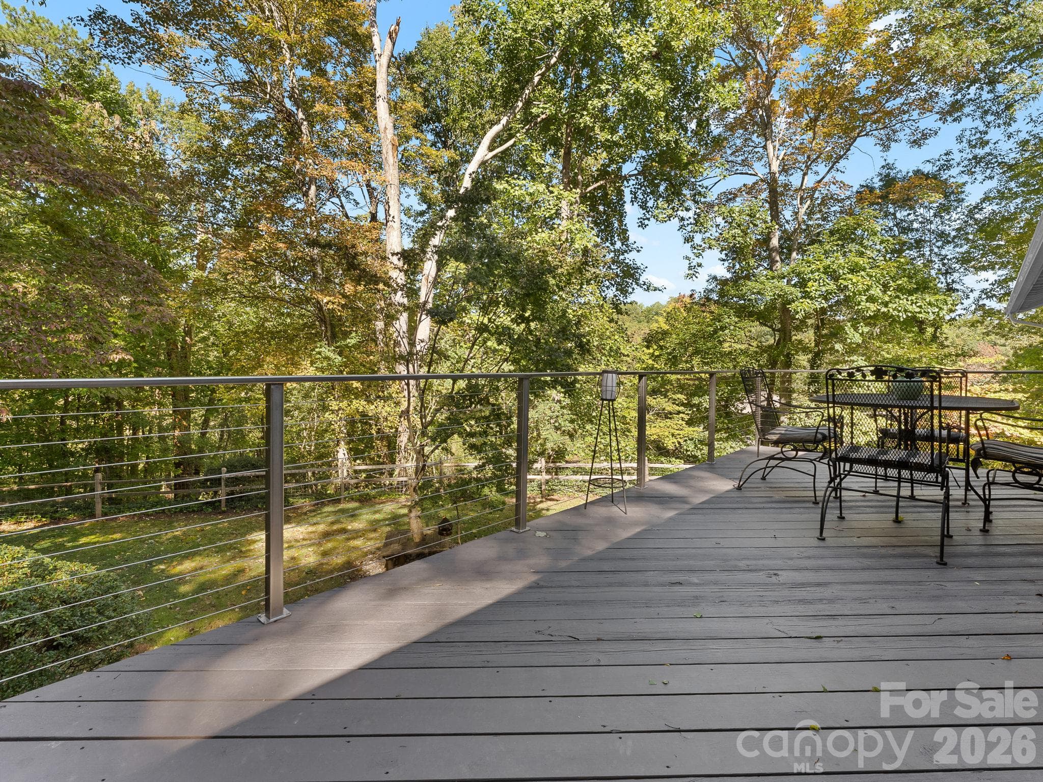 Deck off the dining room - 69 Eargle Road, Tryon