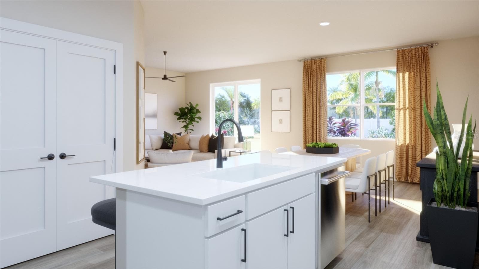 Kitchen Rendering (Virtually Staged) - 1932 GREENBOROUGH LOOP, DELAND