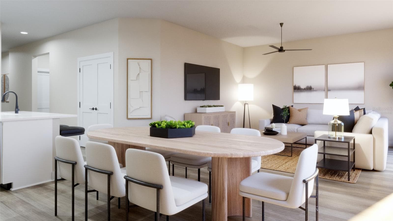Dining Room Rendering (Virtually Staged) - 1932 GREENBOROUGH LOOP, DELAND