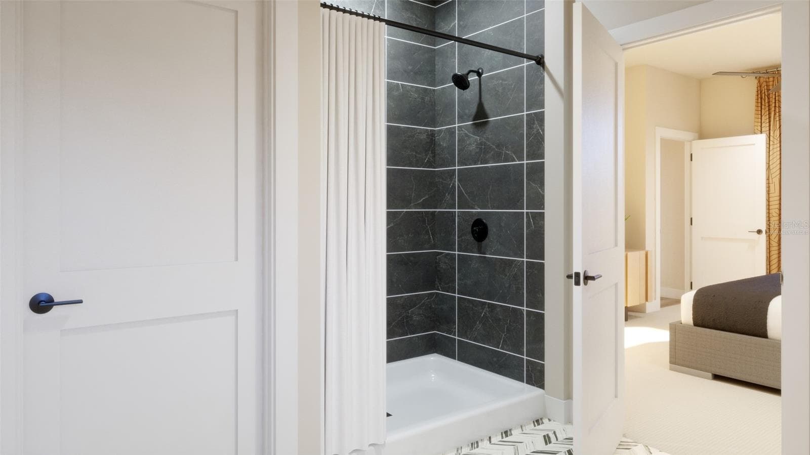 Primary Bathroom Rendering (Virtually Staged) - 1932 GREENBOROUGH LOOP, DELAND