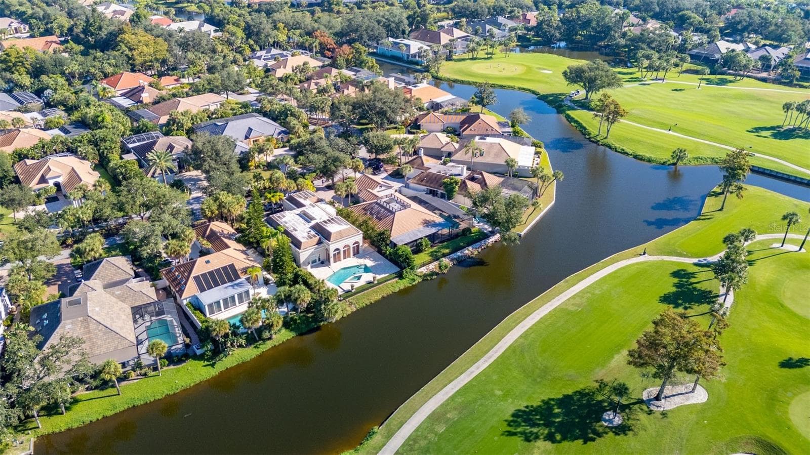 aerial of golf course - 71 CAYMAN ISLES BLVD, ENGLEWOOD