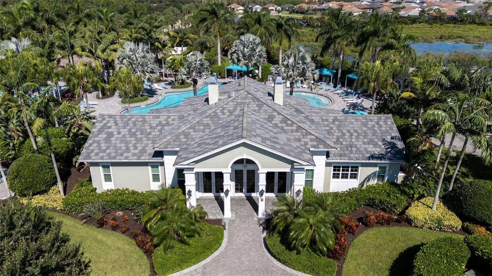 aerial of "The Club" - 71 CAYMAN ISLES BLVD, ENGLEWOOD