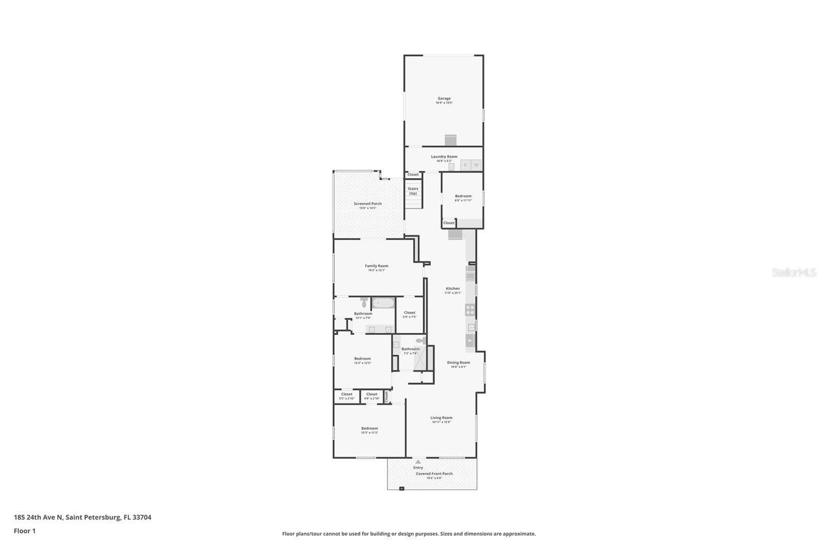 Single Family Residence at 185 24TH AVE N, ST PETERSBURG, photo 51 of 52