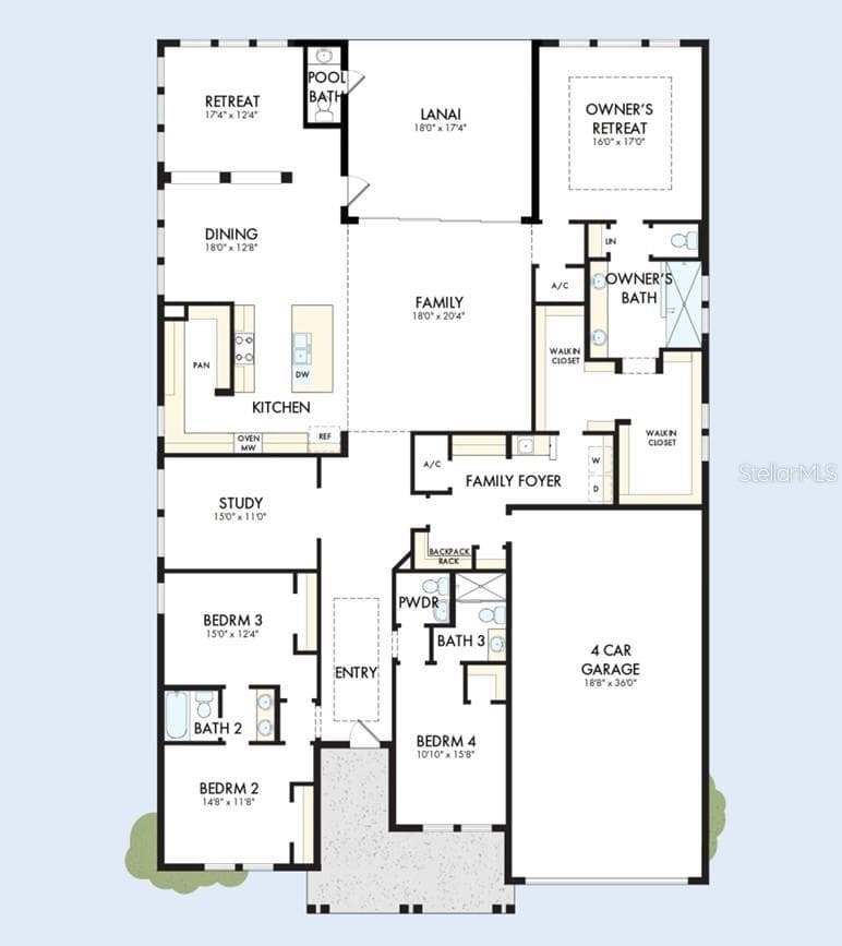 Floor Plan - 18050 FOXTAIL LOOP, VENICE