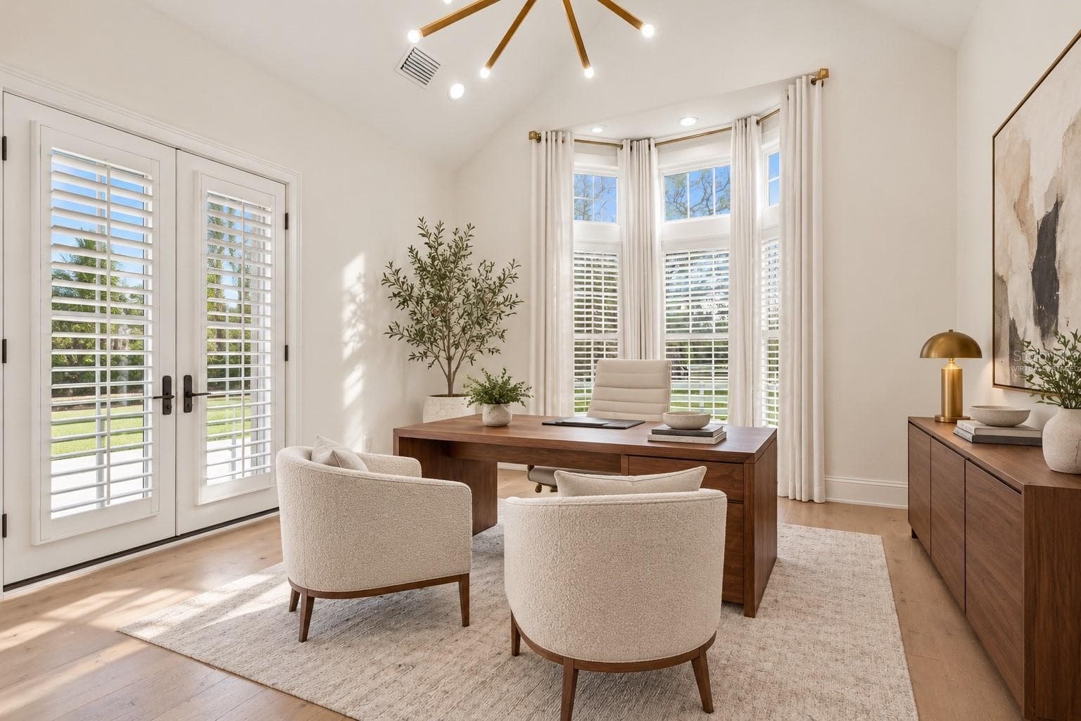 Custom shoe closet can be converted back to an office with private entrance - virtually staged - 11410 TROTTING DOWN DR, ODESSA