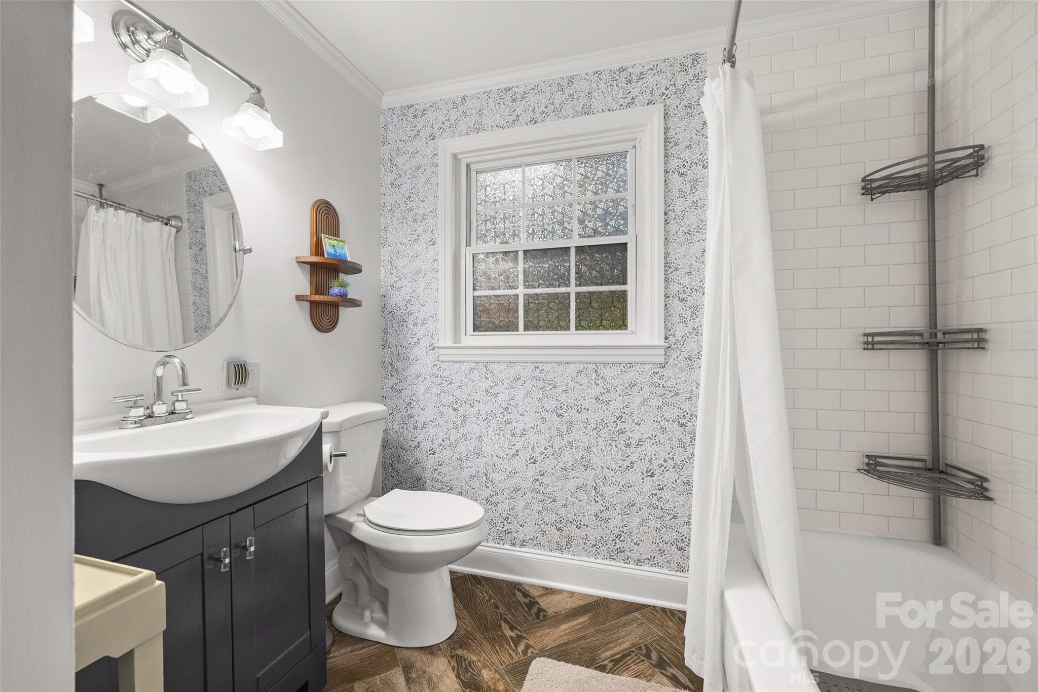 Renovated lower level bath - 5145 Murrayhill Drive, Charlotte