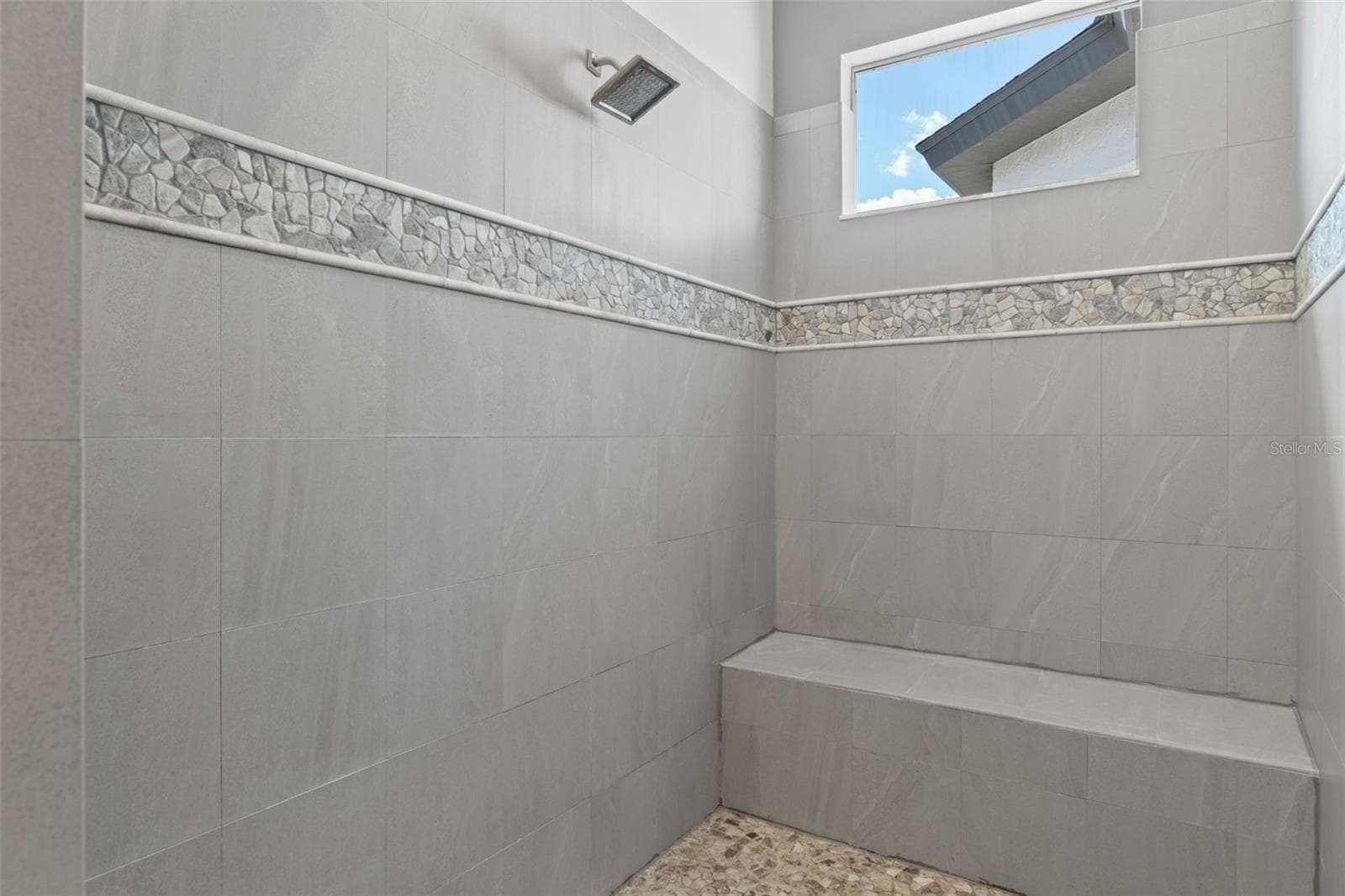 large double shower in primary bathroom - 224 S PALADINN CIR, INVERNESS