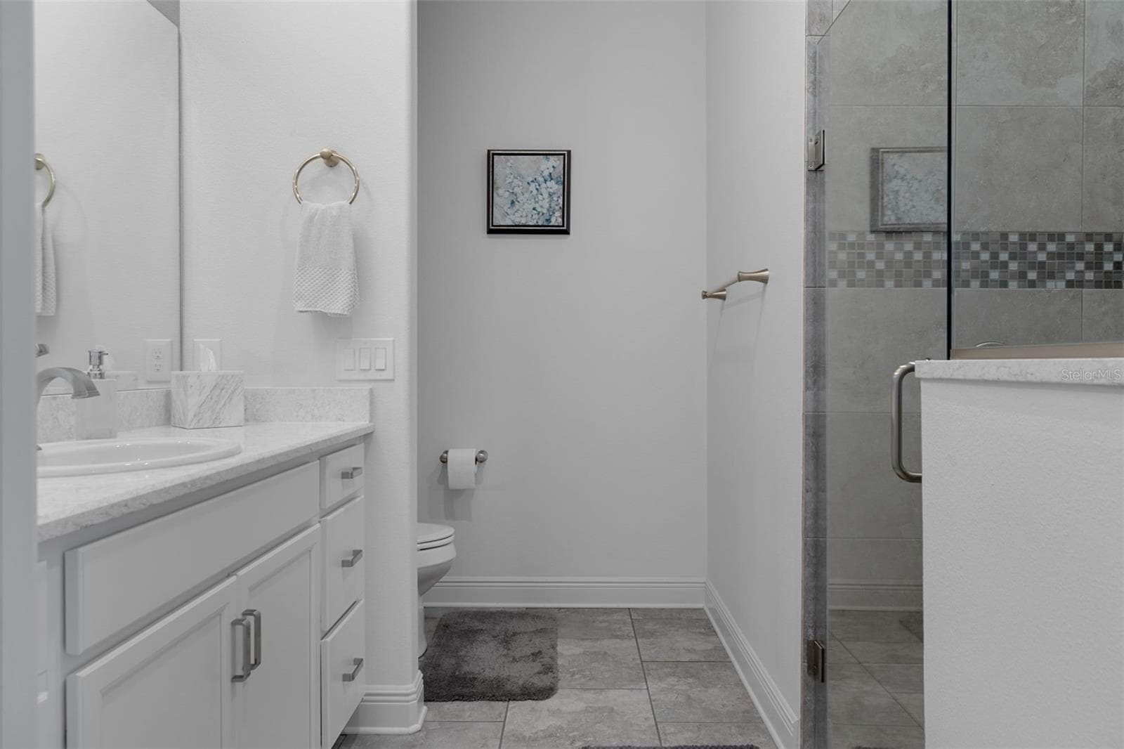 guest ensuite bathroom - 224 S PALADINN CIR, INVERNESS