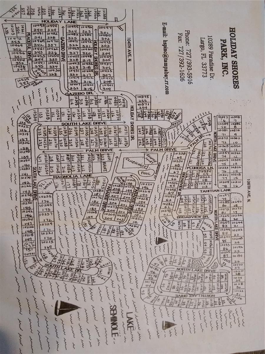 MAP - 10494 GAZEBO DR #339, LARGO