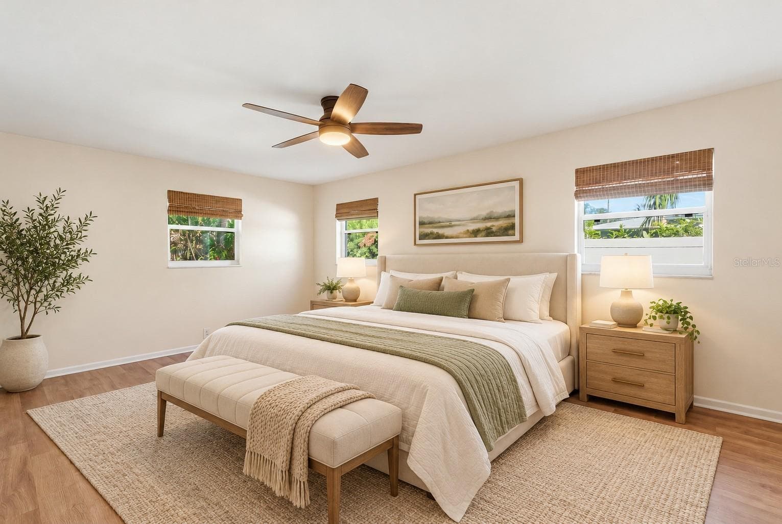 virtual primary bedroom - 998 DUMONT DR, DUNEDIN