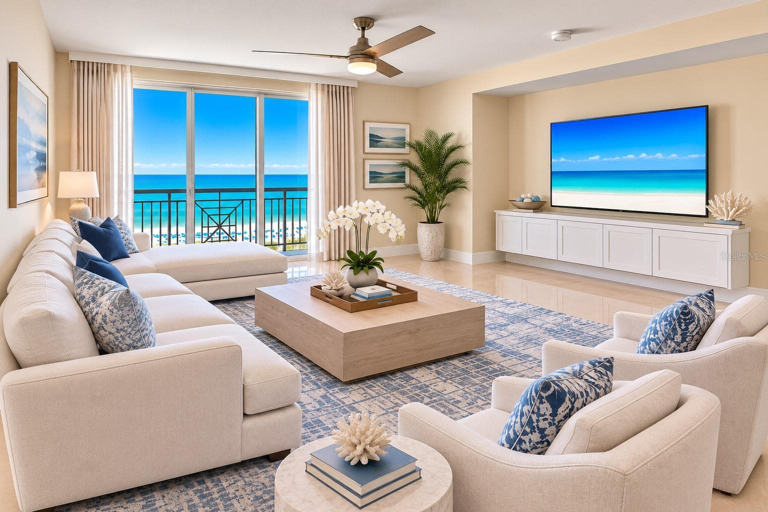 Virtual Staged - 301 S GULFVIEW BLVD #604, CLEARWATER BEACH