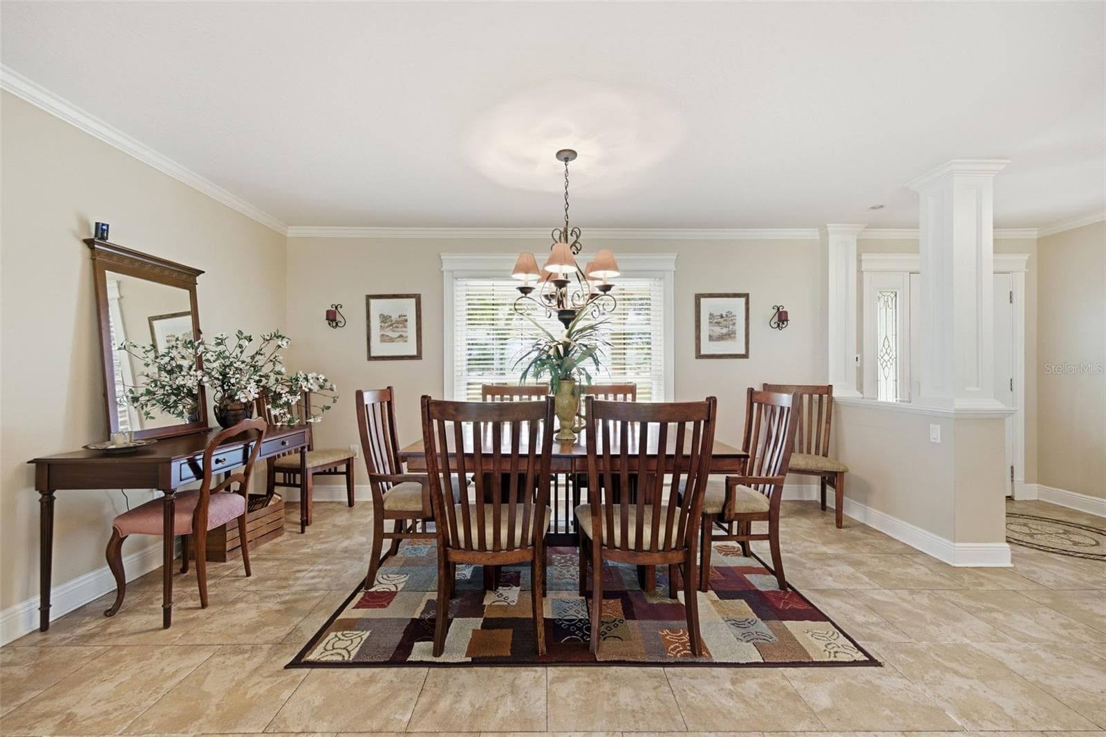 Formal dining area - 17501 LAKESHORE RD, LUTZ