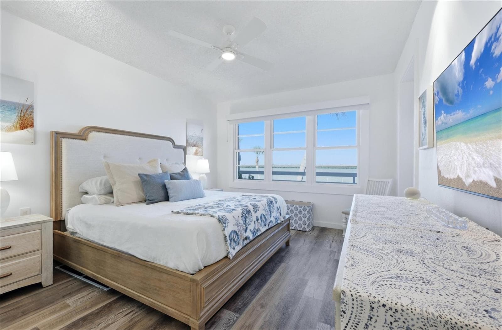 Primary Bedroom with Bay Views - 615 DREAM ISLAND PL #212, LONGBOAT KEY
