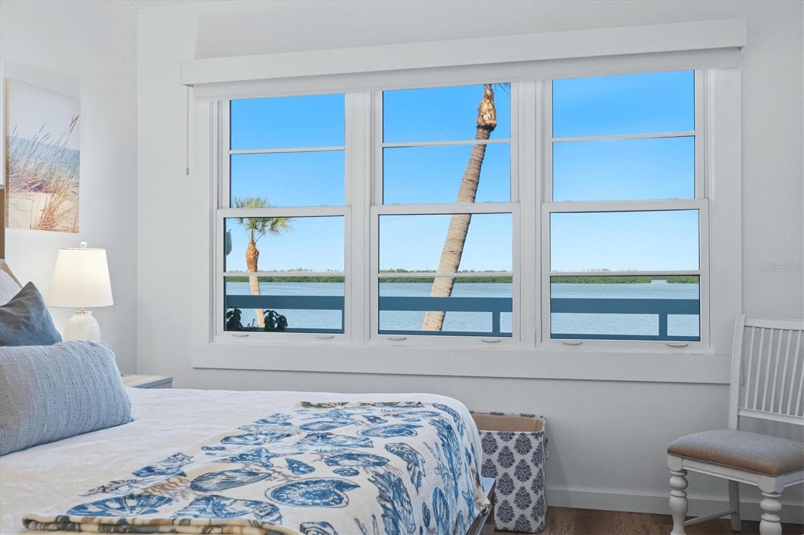 Primary Bedroom with Bay Views - 615 DREAM ISLAND PL #212, LONGBOAT KEY