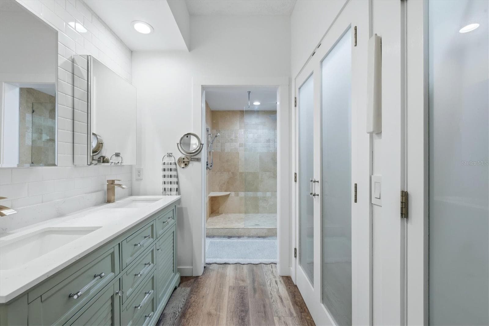 Primary Bathroom with tons of closet space - 615 DREAM ISLAND PL #212, LONGBOAT KEY