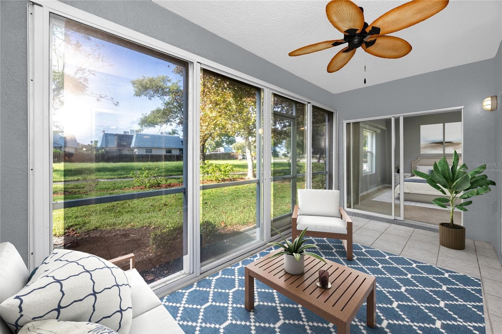 Virtually Staged * Screened/Glass enclosed Lanai - 14460 MARINA WAY #11, SEMINOLE