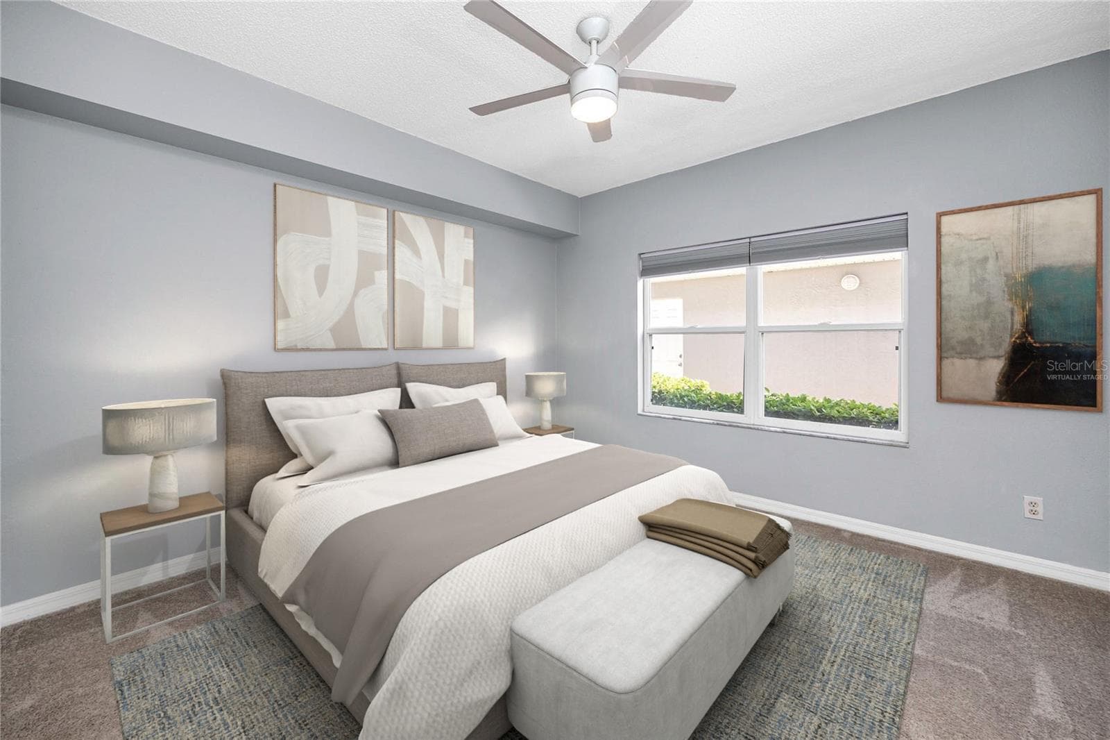 Virtually Staged 2nd Bedroom - 14460 MARINA WAY #11, SEMINOLE