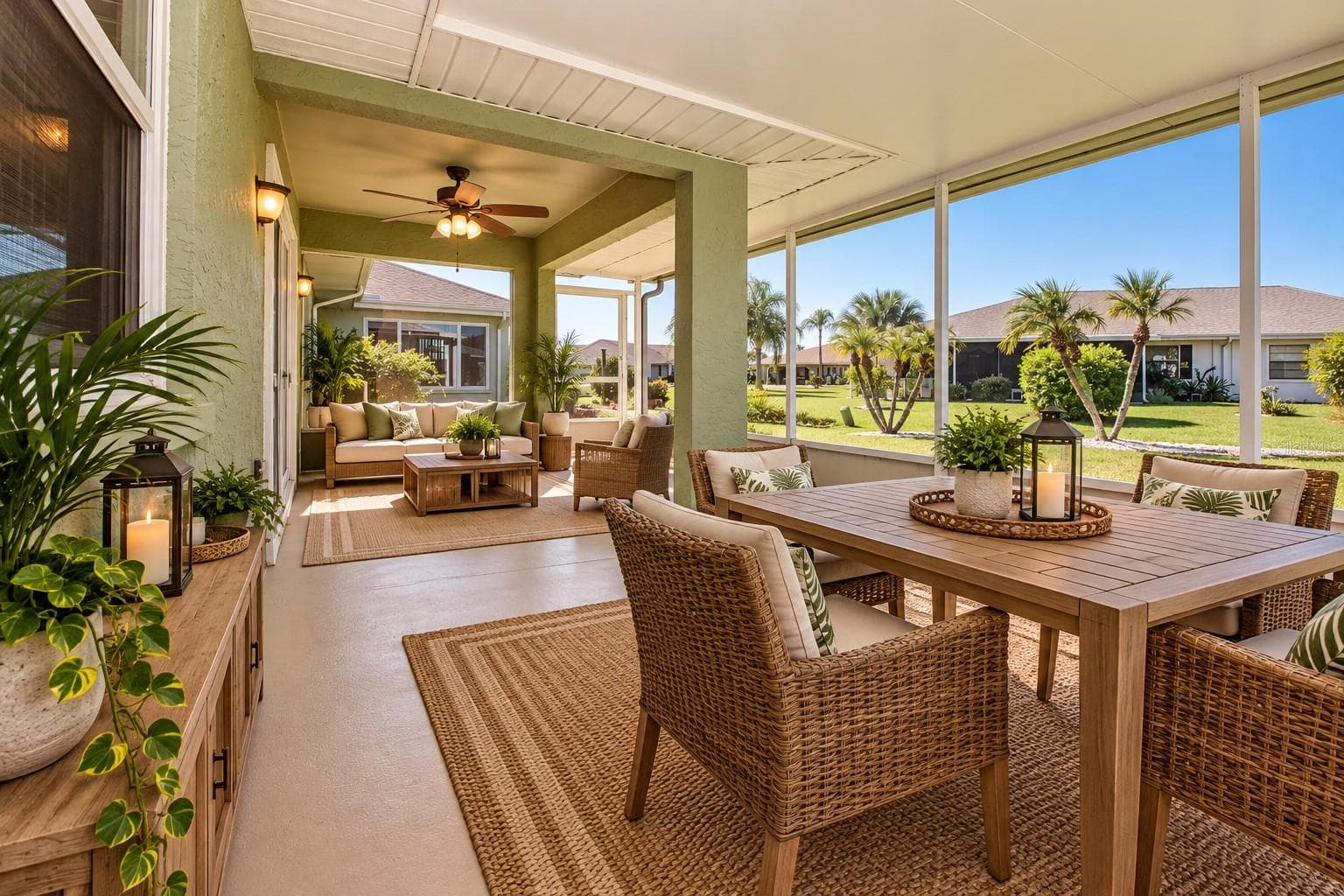 Staged Back Porch - 2108 MEADOWLARK LN, SUN CITY CENTER
