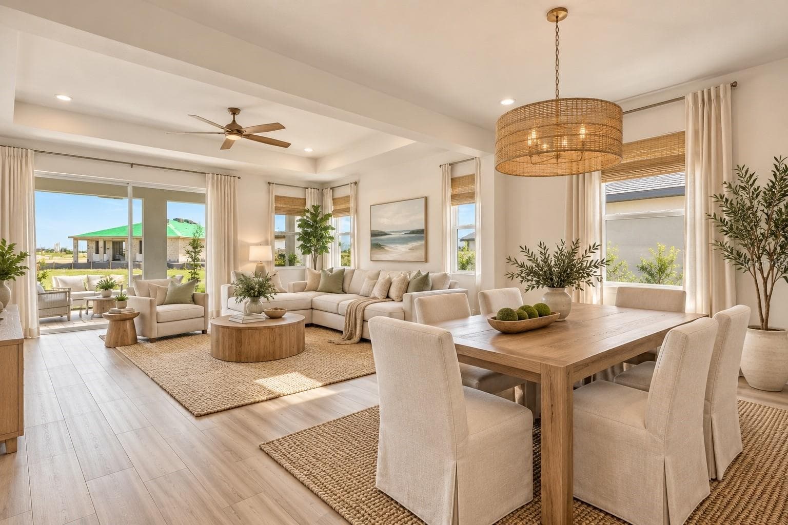 Great Room Digitally Staged - 8717 CANARD CV, PALMETTO