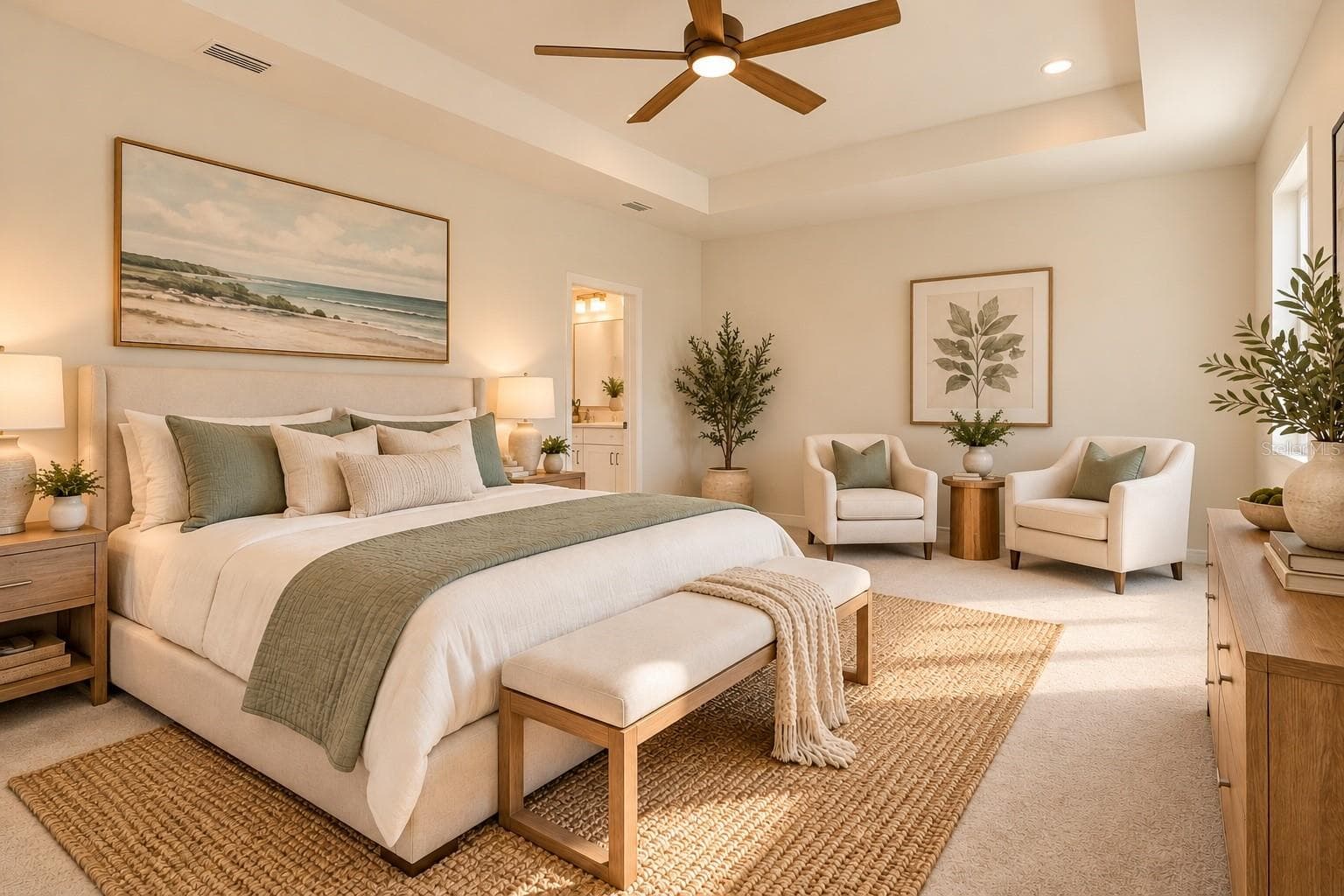 Owners Suite Digitally Staged - 8717 CANARD CV, PALMETTO